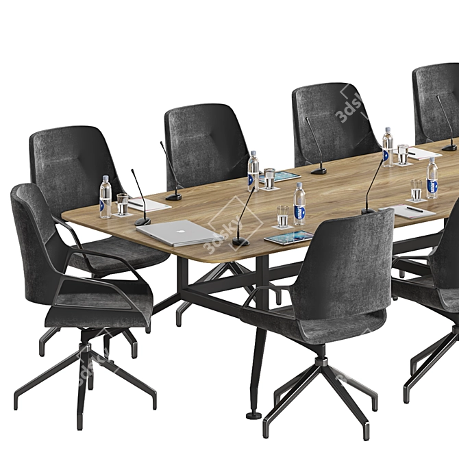 Modern Conference Table 2015 3D model image 3