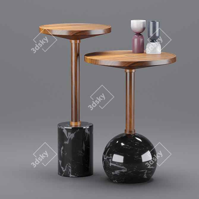 Crafted Geometry: Monterrey Tables 3D model image 1