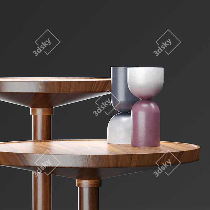 Crafted Geometry: Monterrey Tables 3D model image 2