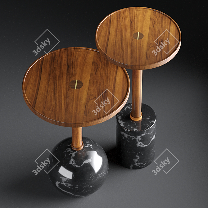 Crafted Geometry: Monterrey Tables 3D model image 8