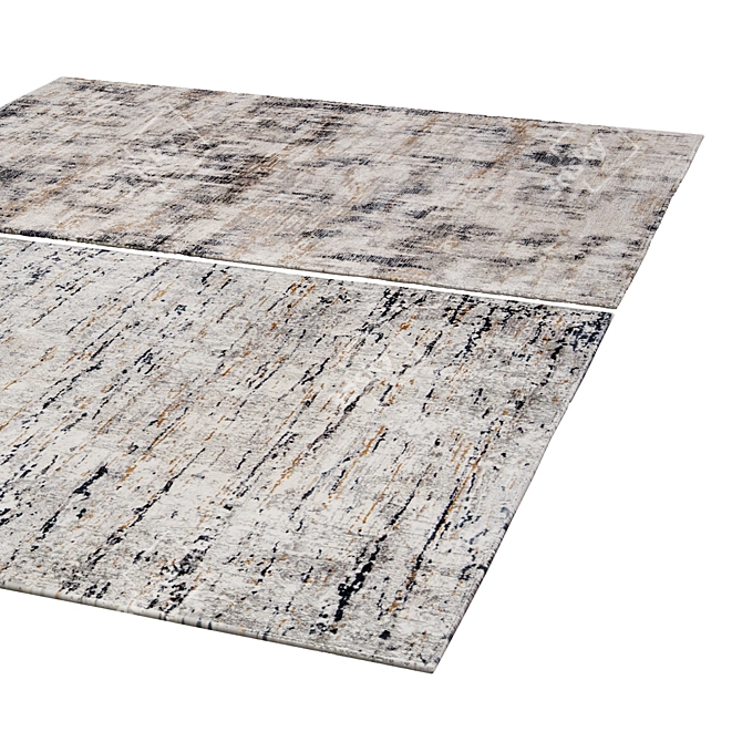 Elegant Geometric Rug 111 3D model image 2