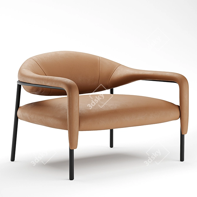 Urban Edge Spider Armchair 3D model image 4