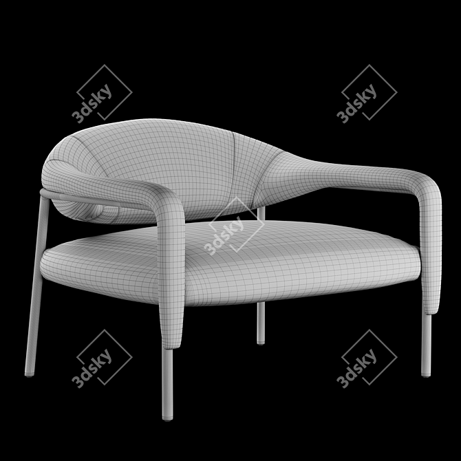 Urban Edge Spider Armchair 3D model image 6