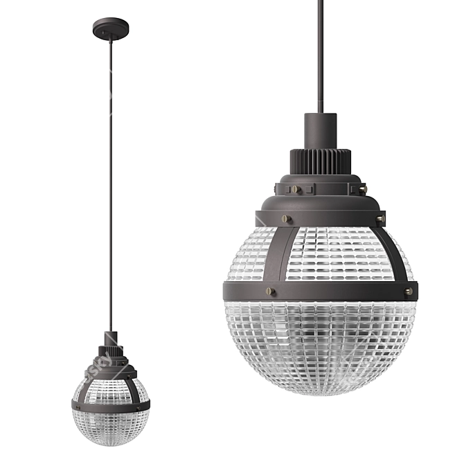 Modern Kichler Pendant Light 3D model image 1