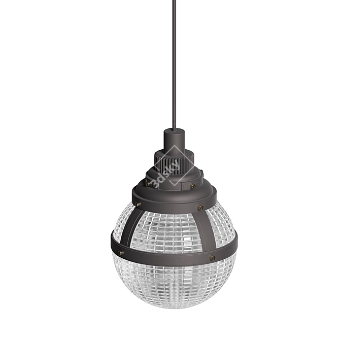 Modern Kichler Pendant Light 3D model image 2