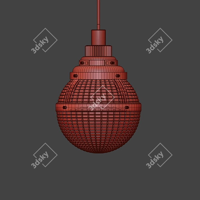 Modern Kichler Pendant Light 3D model image 3