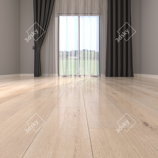 Whistler Maple Parquet: 20x120cm 3D model image 2