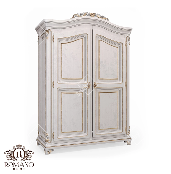 Luxury Handcrafted Wardrobe: Nicole Romano Home 3D model image 1