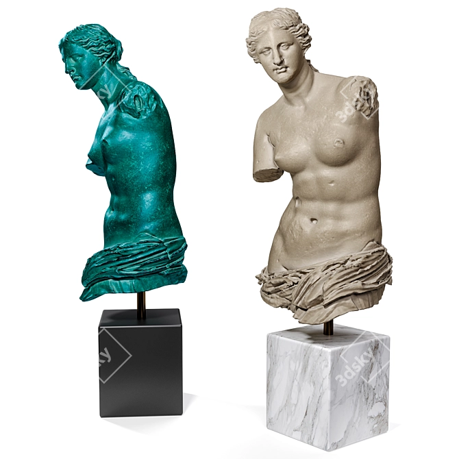 Timeless Beauty: Venus de Milo 3D model image 4