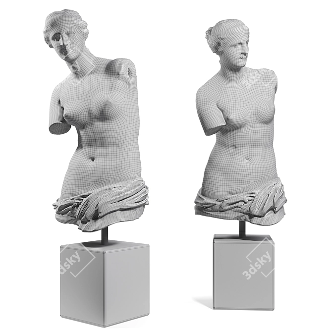 Timeless Beauty: Venus de Milo 3D model image 5