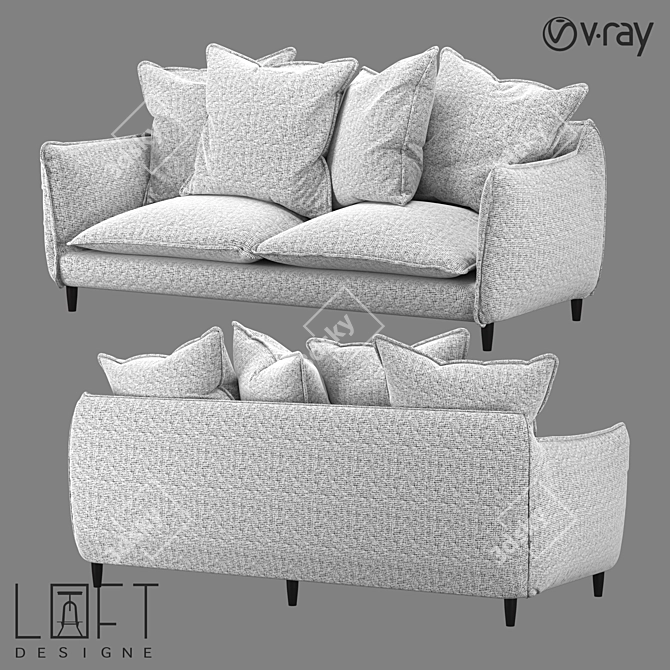 Modern LoftDesign 2976 Sofa 3D model image 1