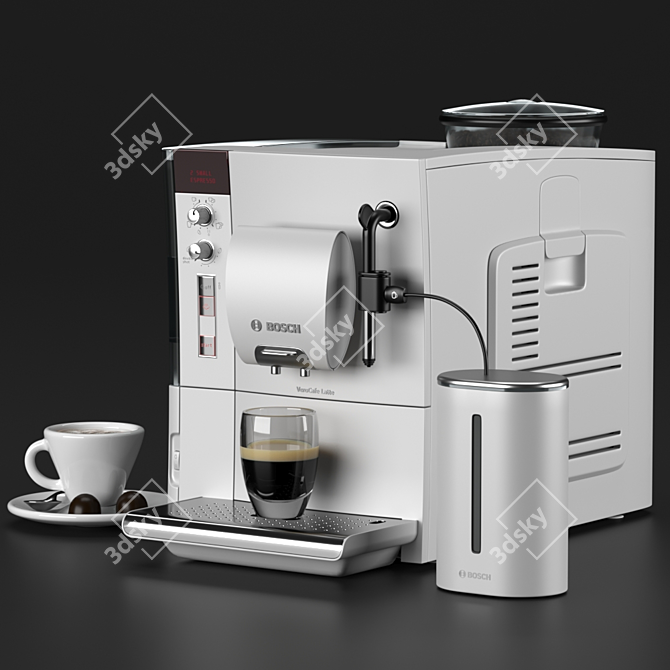 Bosch TES50328RW: White Coffee Perfection 3D model image 3