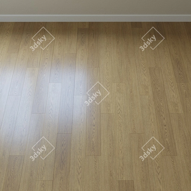 Opal Oak Laminate Flooring 3D model image 2