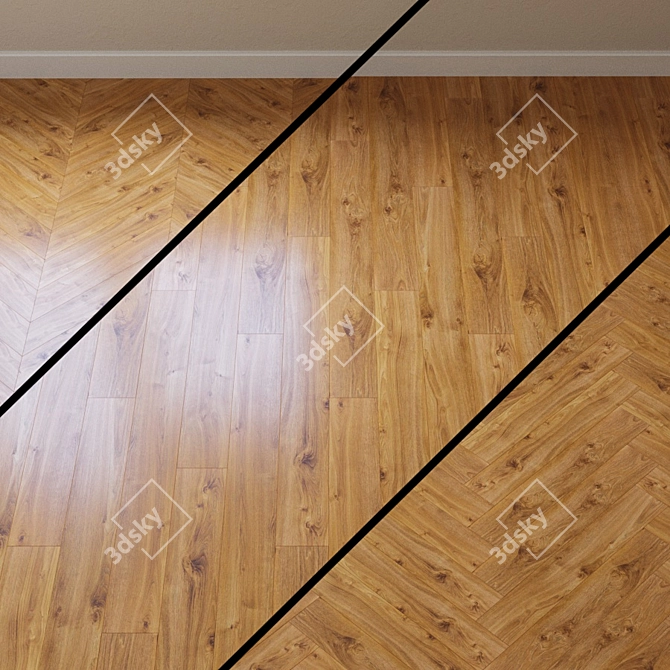 Extreme Oak Guanare Laminate 3D model image 1