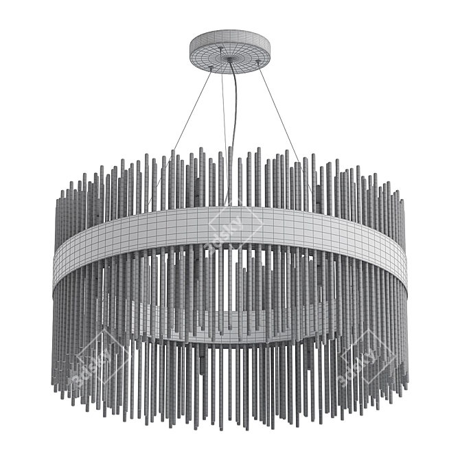 Modern Focco Pendant Chandelier 3D model image 2