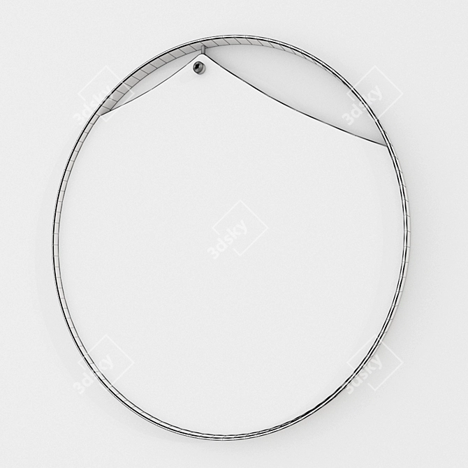 Elegant PINCH Mirror: Italian Design 3D model image 6