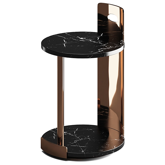 Elegant T8 Cosimo Table: Sleek Design by Lazzarini & Pickering 3D model image 3