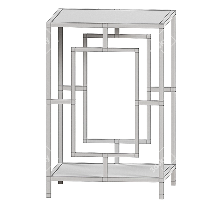 Elegant Sapienza End Table 3D model image 2