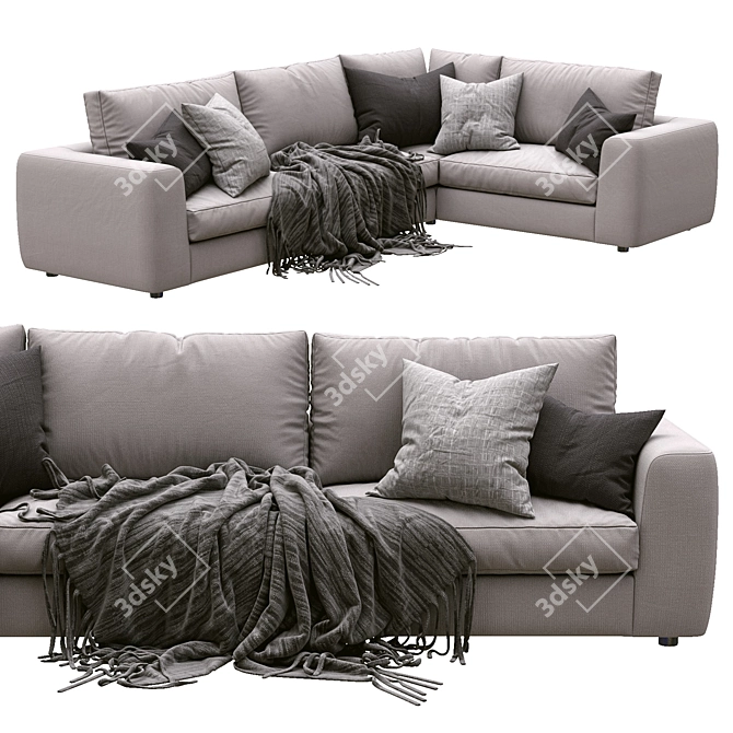 Alameda9 Modern Furniture Set 3D model image 1