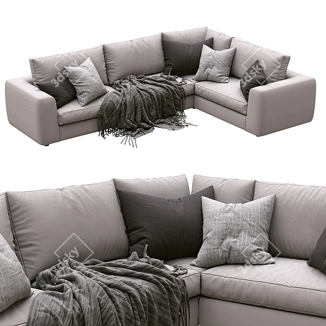 Alameda9 Modern Furniture Set 3D model image 2