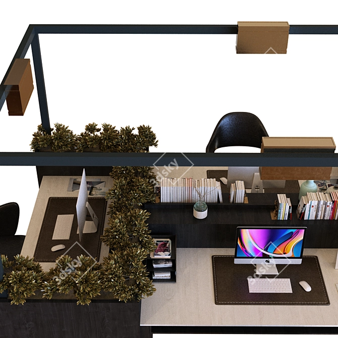 Versatile Workstation: workplace_016 3D model image 4