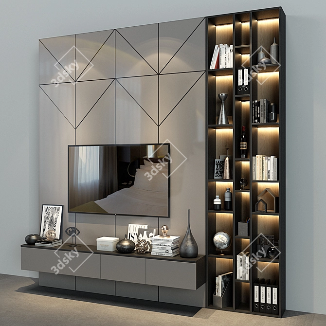 Modern Storage Solution: Cabinet 102 3D model image 3