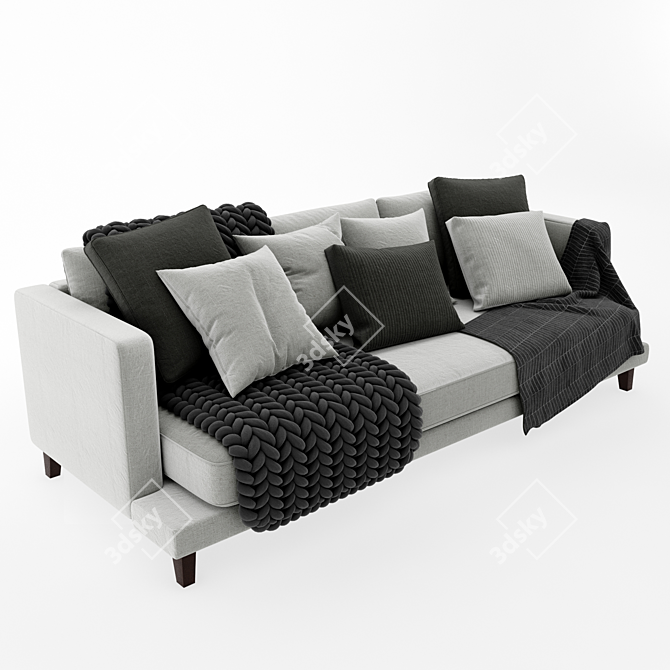 Delavega Sofa A33: Stylish and Versatile Furniture 3D model image 5