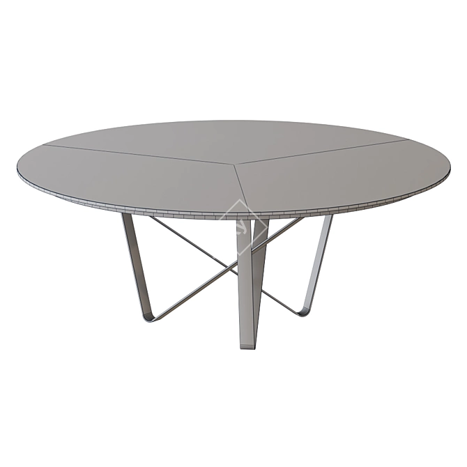 Elegant Narcissus Coffee Table 3D model image 3