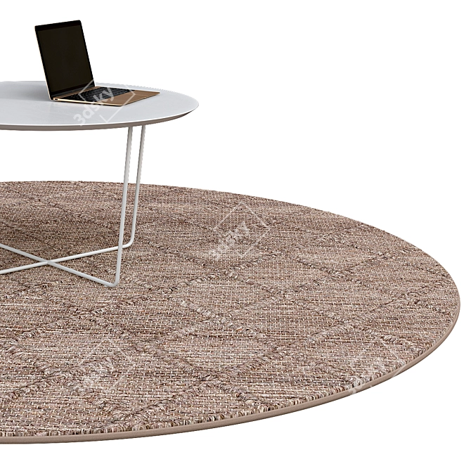 Elegant Circle Rugs | No. 147 3D model image 2