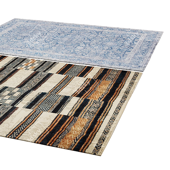 Premium Poly Rug: 3,888 Polys, 4,004 Vets 3D model image 2