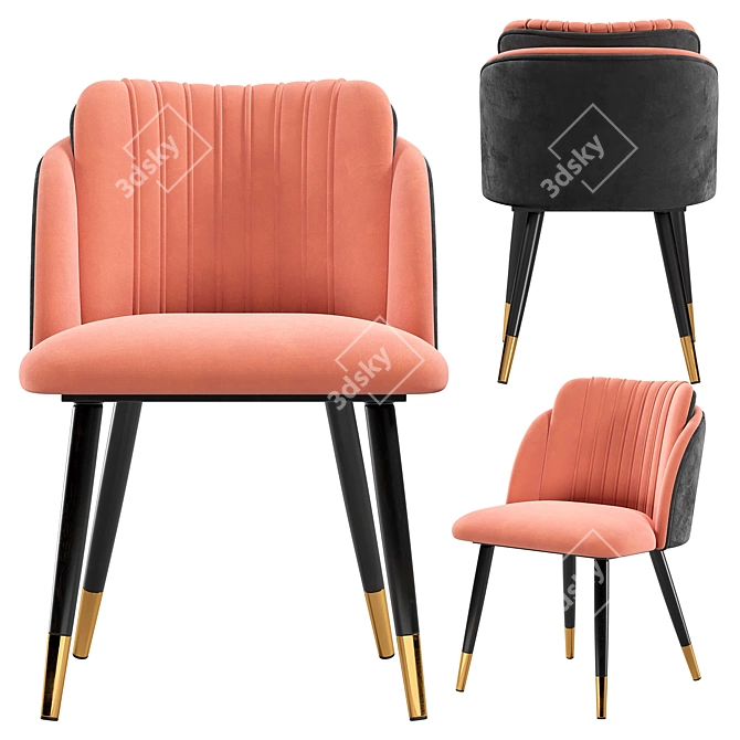 Orly Modern Chair: Stylish and Ergonomic Design 3D model image 3