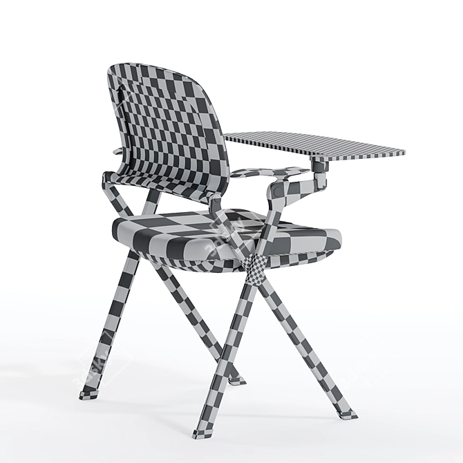 ErgoMesh Training Chair 3D model image 2
