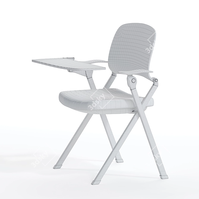 ErgoMesh Training Chair 3D model image 3