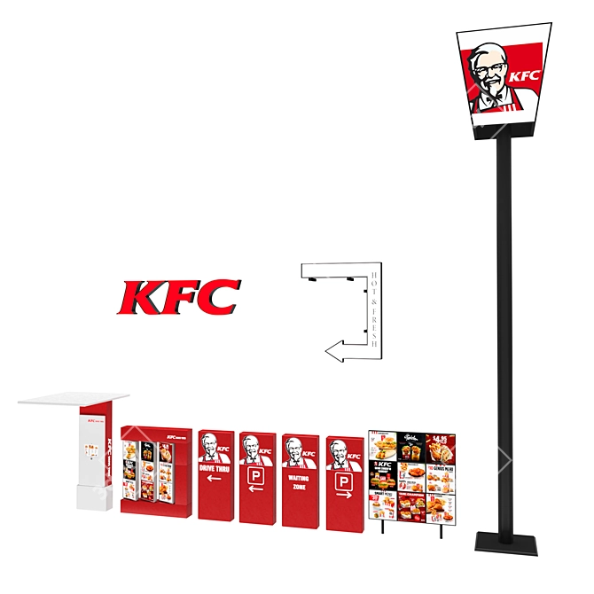 KFC Commercial Food Equipment 3D model image 7