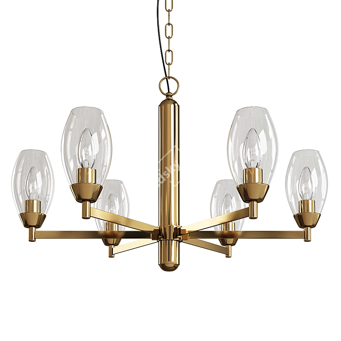 Elegant Julian Chandelier - 68 3D model image 1