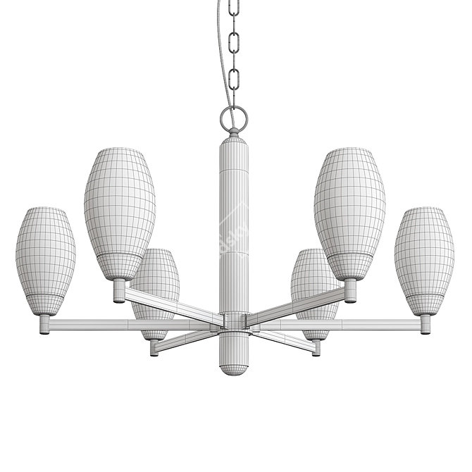 Elegant Julian Chandelier - 68 3D model image 2