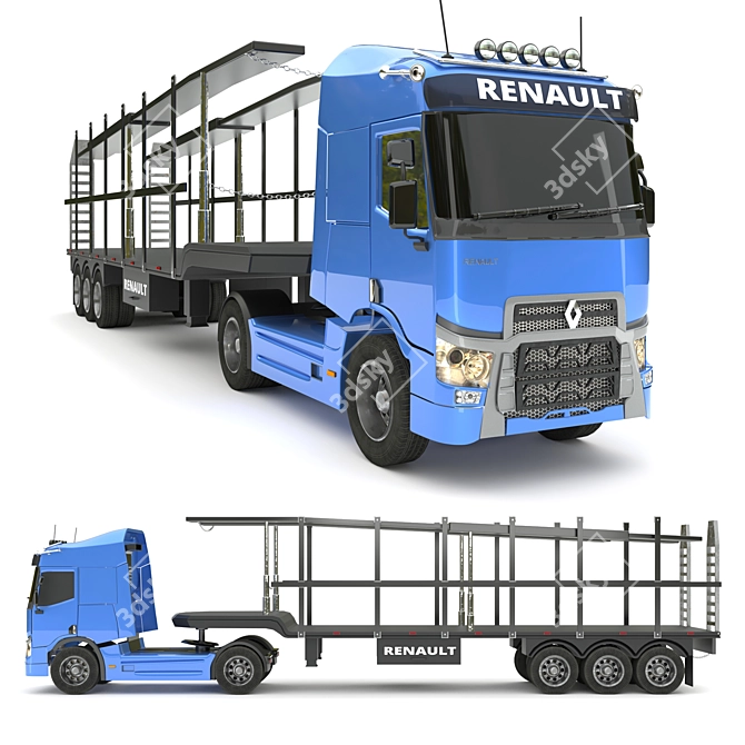 Renault Truck Model 2015 3D model image 1