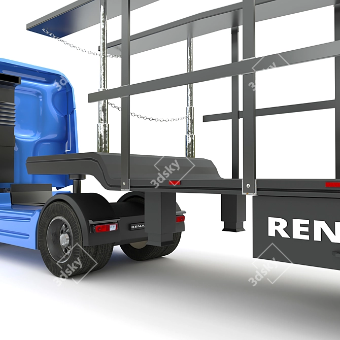 Renault Truck Model 2015 3D model image 3