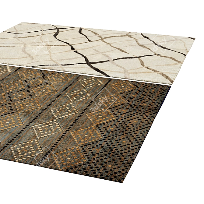 Luxury Poly Rug 134 3D model image 2