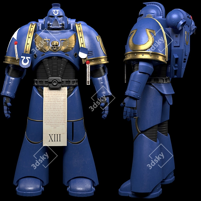 Ultramarine Space Marine: Elite Model 3D model image 1