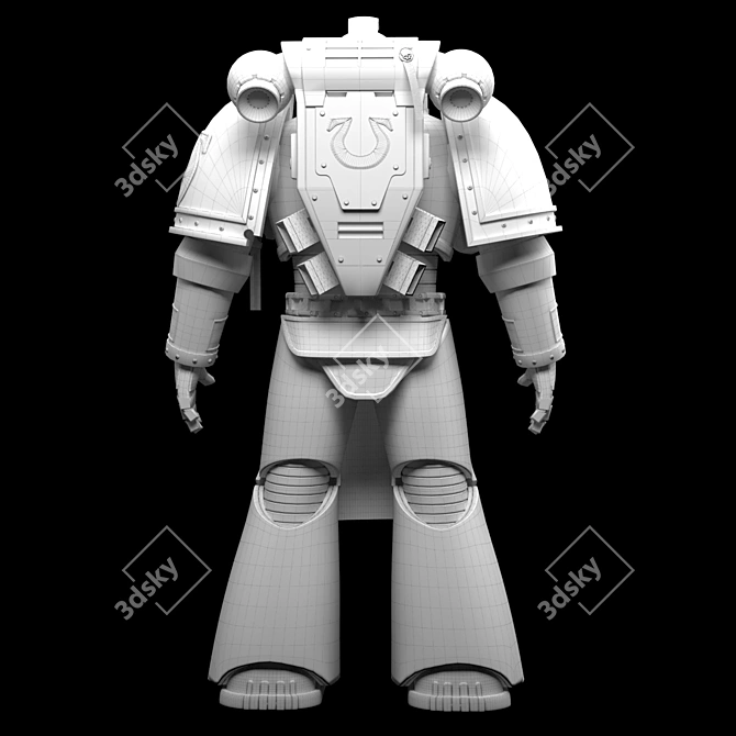 Ultramarine Space Marine: Elite Model 3D model image 4