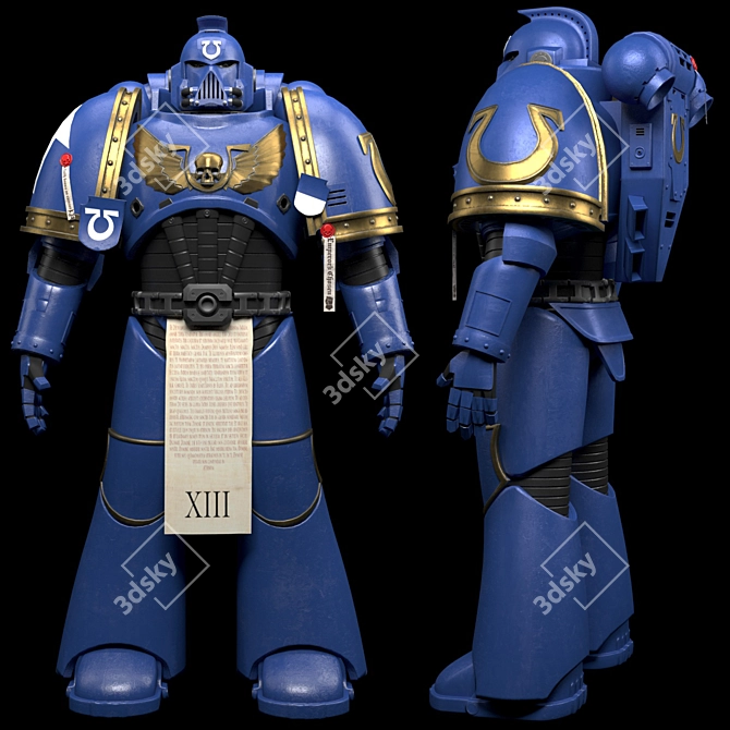 Ultramarine Space Marine: Elite Model 3D model image 5