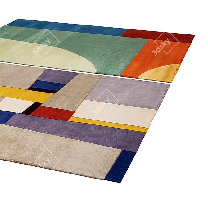 Luxury Poly-Vet Rug 888 3D model image 2