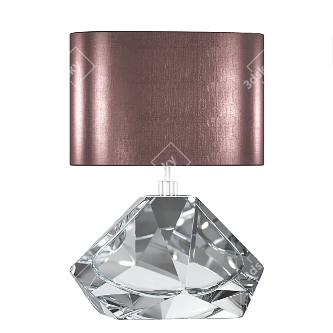 Sparkling Diamond Lamp: Clear TL700 3D model image 1