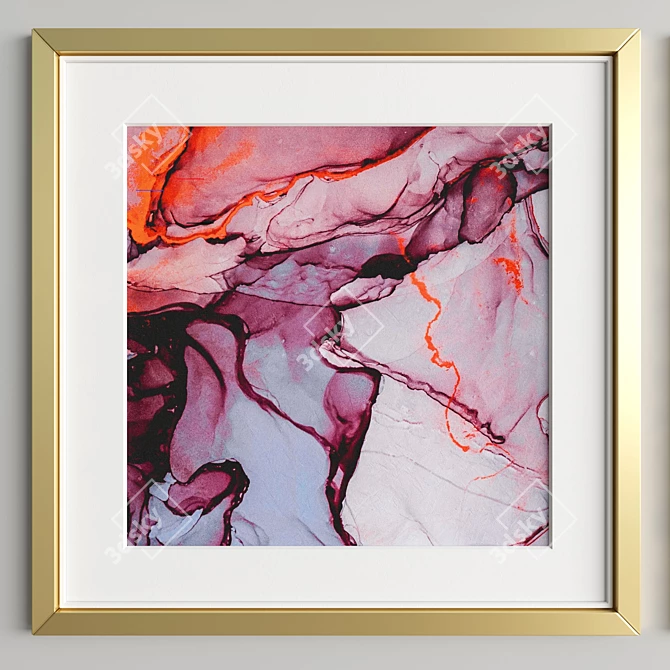 Elegant Art Frame Collection B12 3D model image 4