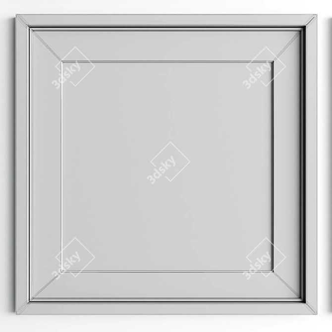 Elegant Art Frame Collection B12 3D model image 5