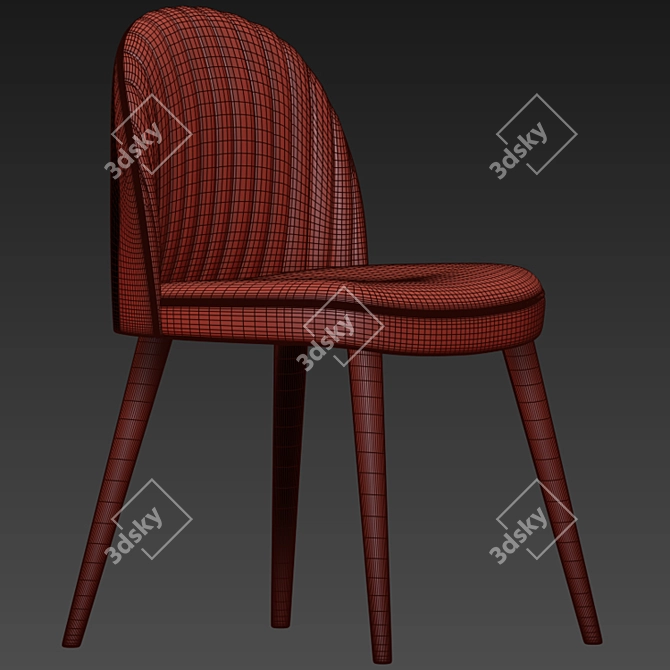  Stylish Chip Strip Dining Set 3D model image 4