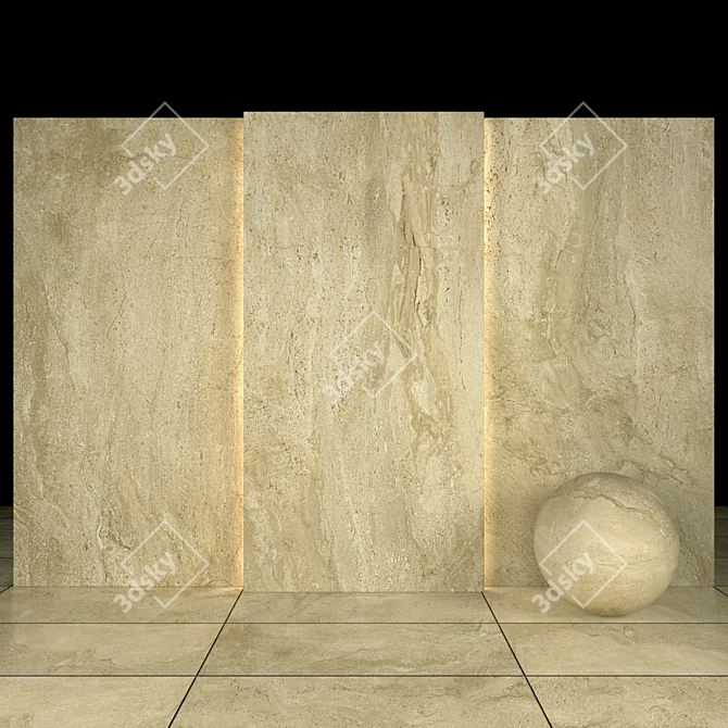 Dino Reale Marble: Exquisite Elegance 3D model image 1