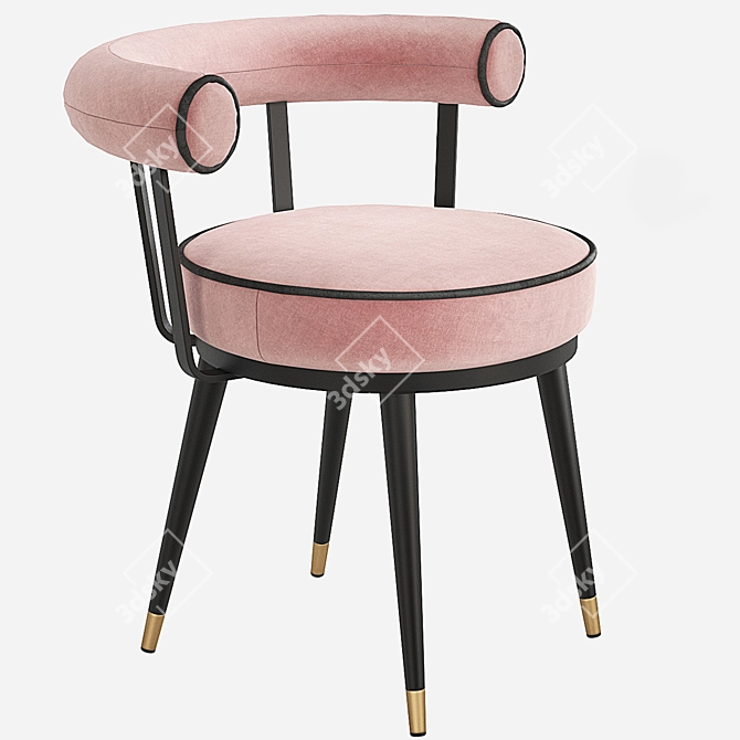 Elegant Eichholtz VICO Dining Chair 3D model image 6