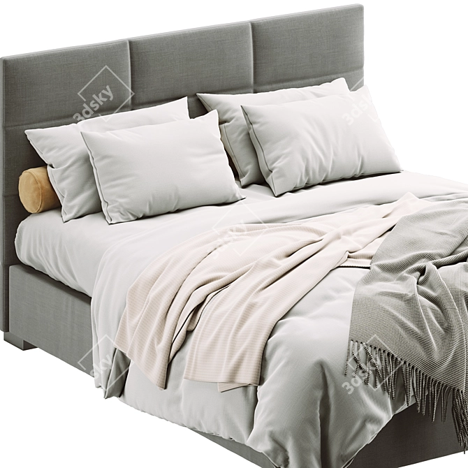 RH Modena Bed - Elegant and Functional 3D model image 4